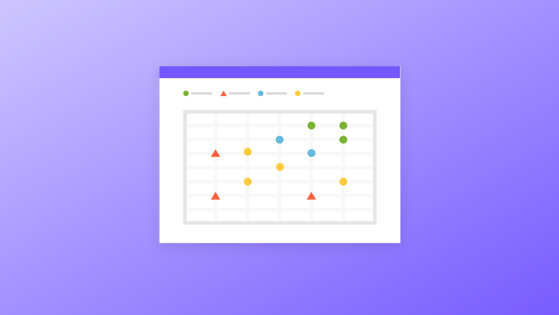 For Counselors: How to Power Scattergrams for Your High School - scattergram with multicolored dots