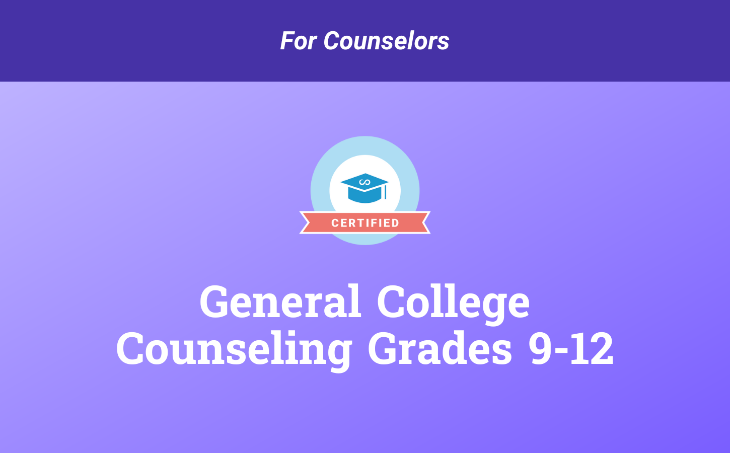 College Counseling Grades 9-12 Cover