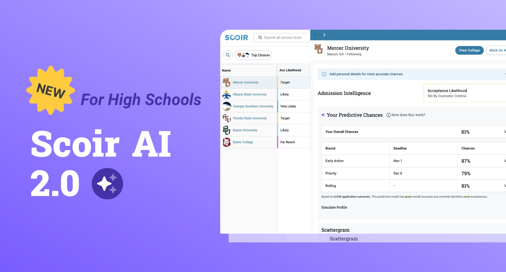 For Counselors: Introducing Scoir AI 2.0